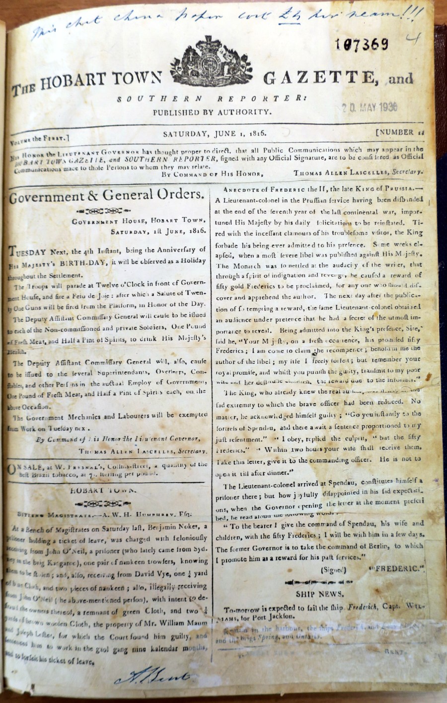 6. HTG NLA June 1 1816