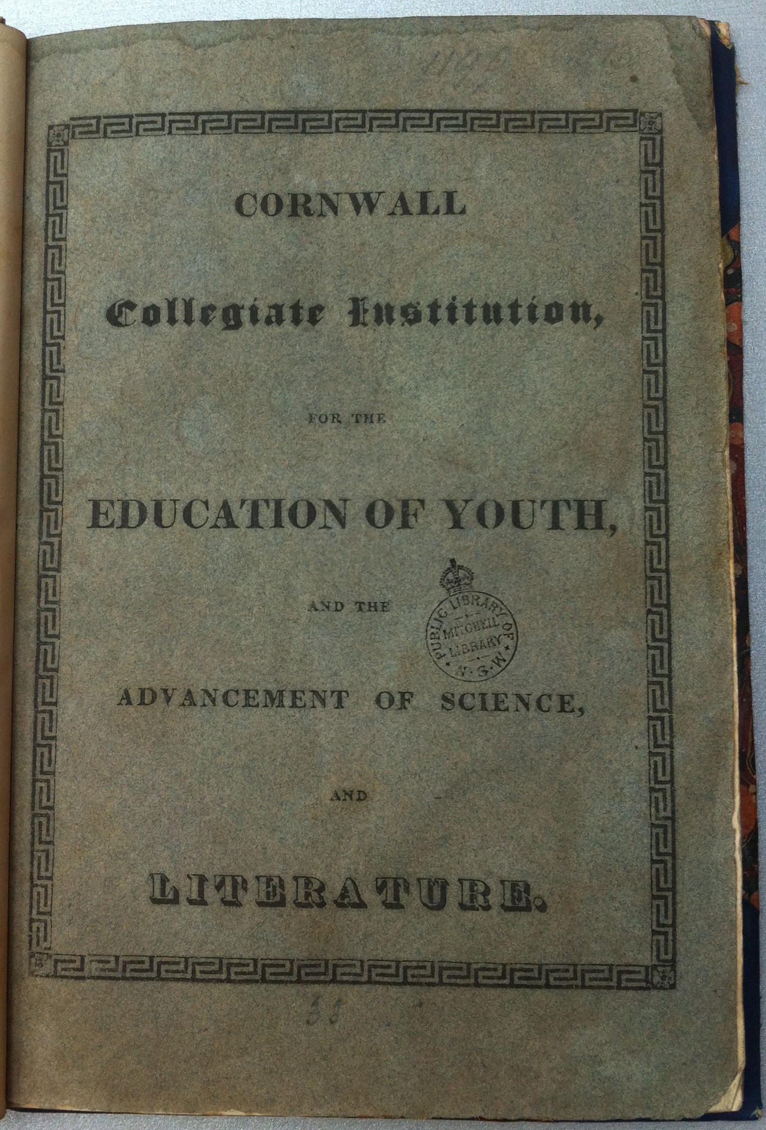 Cornwall Collegiate Institution 1827 (2)