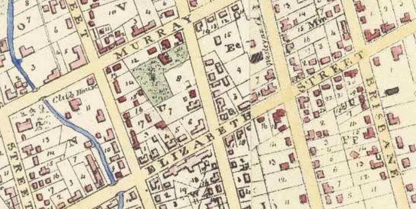 Frankland map 1839 detail