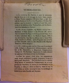 Requisition for press etc 1821 Memorandums CSO 1 1 198 4725