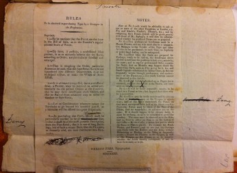 Requisition for press etc 1821 Rules CSO 1 1 198 4725