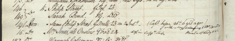 Philip Street Newgate Prison Calendar 1816 Verdicts HO77 (23)