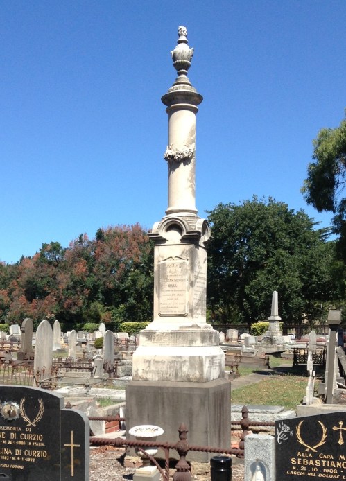 Grave of Hall, T S Melbourne General cemetery