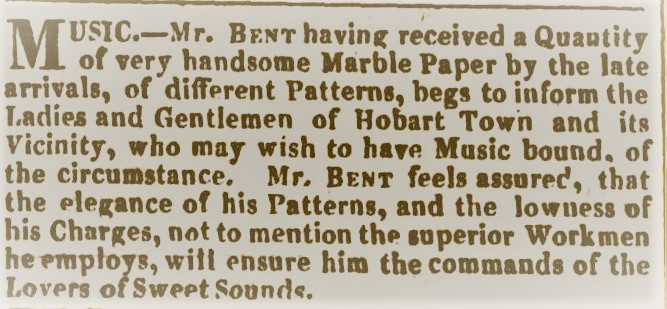 marbled paper CT 4 Jan 1828